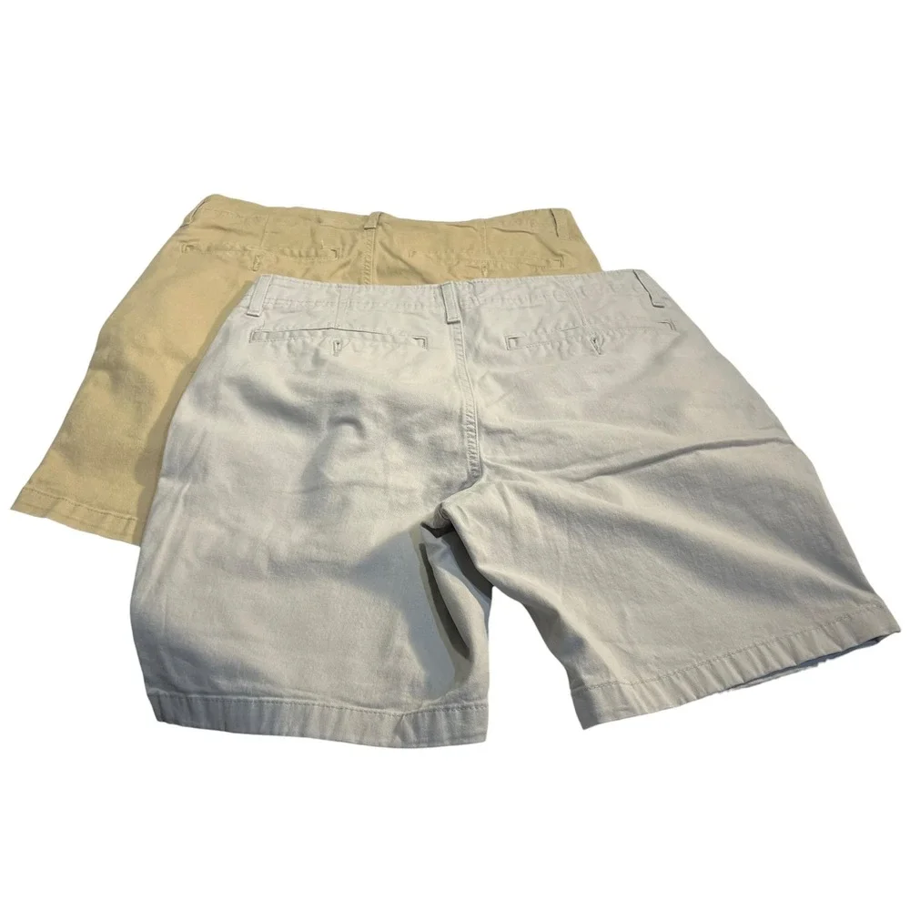 True Craft Khaki Bermuda Shorts Bundle of 2 Pair Men's Size 34 Waist Casual